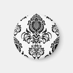 Elegante Damast Naadloze Textuur Magneet