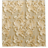 Elegante  damast patroontextuur douchegordijn (Voorkant)