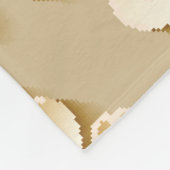 Elegante damast patroontextuur fleece deken (Hoek)