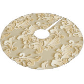 Elegante  damast patroontextuur kerstboom rok (Gekanteld)