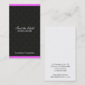 Elegante Damast Professioneel Adviseur Visitekaartje (Voorkant / Achterkant)