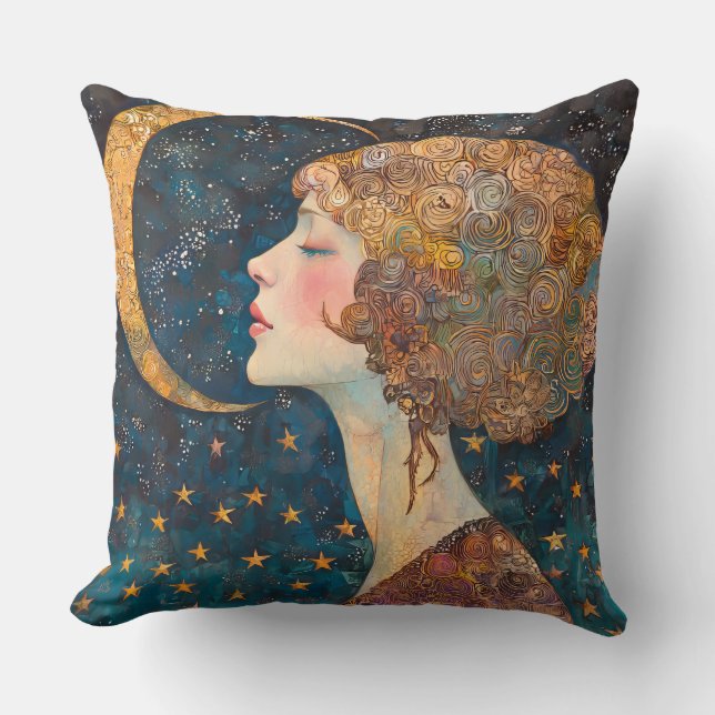 Elegante dame en het Sierkussen van de maan (Voorkant)