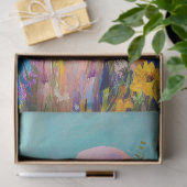 Elegante Dame Gans Whimsical Lente Decoupage Tissuepapier (Geschenk)