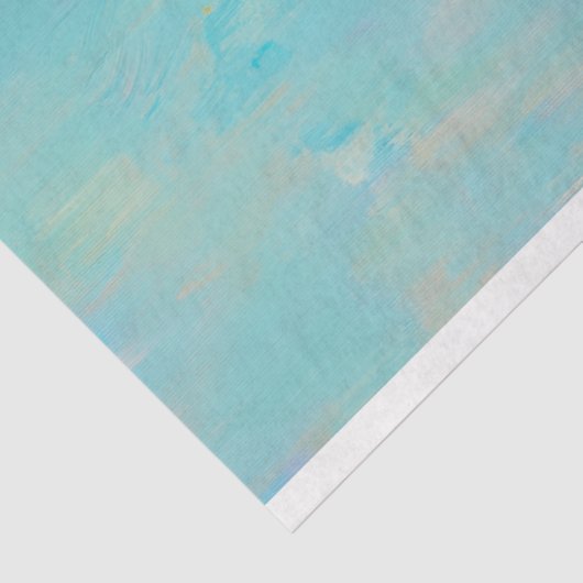 Elegante Dame Gans Whimsical Lente Decoupage Tissuepapier (Detail)