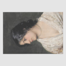 Elegante dame met een parel Ketting