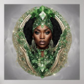 Elegante dame- Poster (Voorkant)