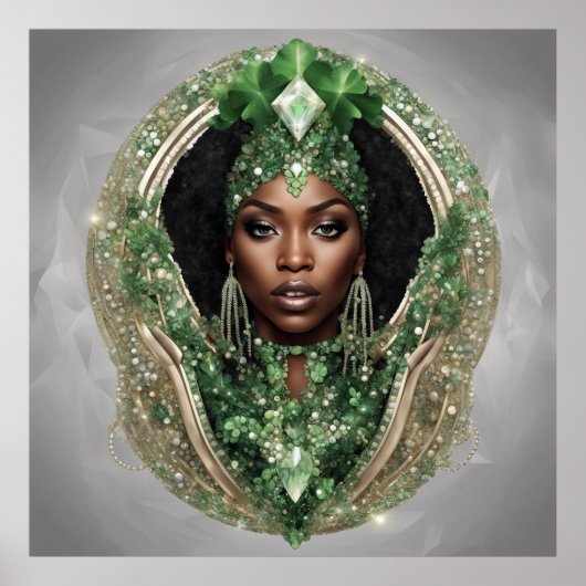 Elegante dame- Poster (Voorkant)