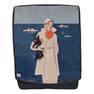 Elegante  dame van Ocean Holding Scotty Dog Rugtassen