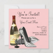 Elegante dames avondje uit kaart (Achterkant)