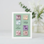 Elegante dames briefkaart (Staand voorkant)