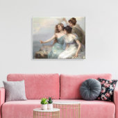 elegante dames canvas afdruk (Insitu (Woonkamer))