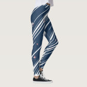 Elegante Dames Gestreepte Leggings (Rechts)