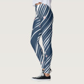 Elegante Dames Gestreepte Leggings (Links)