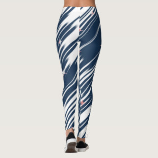 Elegante Dames Gestreepte Leggings