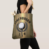 Elegante dames Monogram Golf Design Tote Bag (Dichtbij)