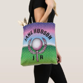 Elegante dames Monogram Golf Design Tote Bag (Dichtbij)