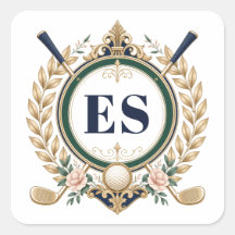 Elegante Damesgolf Monogram