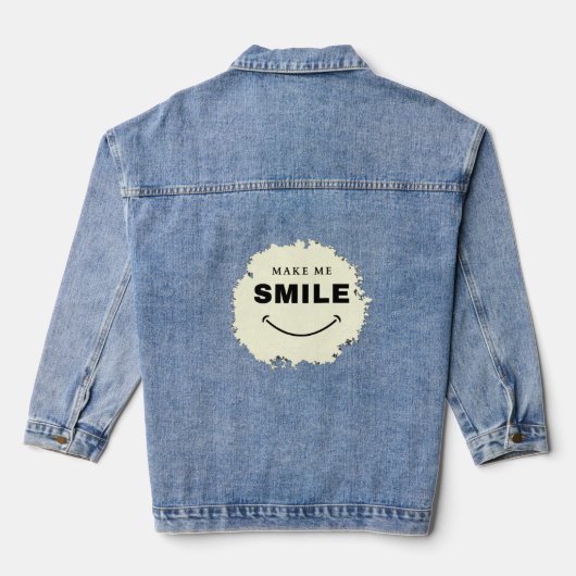 Elegante damesjas denim jacket (Achterkant)