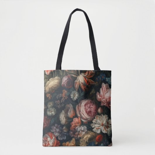 Elegante daminevloerverf tote bag (Voorkant)