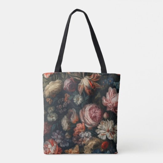 Elegante daminevloerverf tote bag (Achterkant)