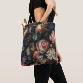 Elegante daminevloerverf tote bag (Dichtbij)