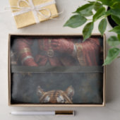 Elegante dandy Tijger in de late Victoriaans leeft Tissuepapier (Geschenk)