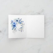 Elegante “Dank je wel” kaart met uitzicht op Santo (Binnen)