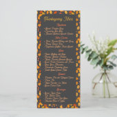Elegante Dankdagmenu Menu (Staand voorkant)