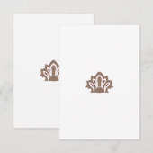 Elegante Dankjaskaarten | Trouw & Verjaardag Bedankkaart (Voorkant / Achterkant)