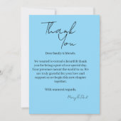 Elegante Dankkaart Bedankkaart (Voorkant)