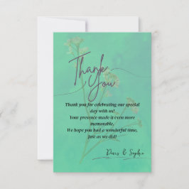 Elegante Dankkaart Bedankkaart