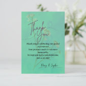 Elegante Dankkaart Bedankkaart (Staand voorkant)