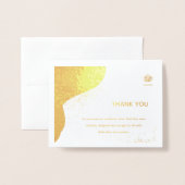 Elegante Dankkaart Folie Kaarten (Voorkant met envelop)