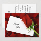 Elegante Dankkaartjes Kaart (Voorkant / Achterkant)