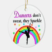 ELEGANTE DANSERES KERAMISCH ORNAMENT (Links)