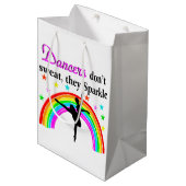 ELEGANTE DANSERES MEDIUM CADEAUZAKJE (Voorkant Gekanteld)