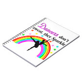 ELEGANTE DANSERES NOTITIEBOEK (Linkerzijde)