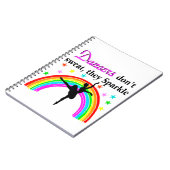ELEGANTE DANSERES NOTITIEBOEK (Linkerzijde)