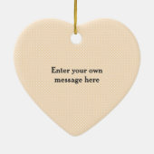 Elegante dansers: Blauwe zijden jurk (gepersonalis Keramisch Ornament (Achterkant)