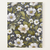 Elegante Dark Garden Anemones met weelderig groen Planner (Achterkant)