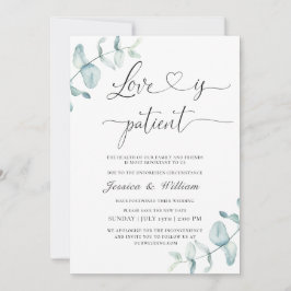 Elegante datumwijziging waterverf  kaart