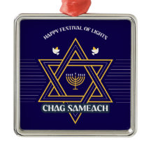 Elegante Davidster Hanukkah-versiering
