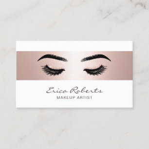 Elegante de Kunstenaar van de make-up nam de Visitekaartje