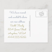 Elegante deco lijst kaarten, aanpassen voor uw geb aankondigingskaart (Achterkant)