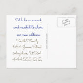 Elegante deco lijst kaarten, aanpassen voor uw geb aankondigingskaart (Achterkant)