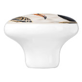 Elegante Deco Romantische Kranen Keramische Knop (Zijkant)