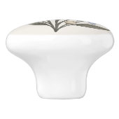 Elegante decoratieve hardware keramische knop (Zijkant)