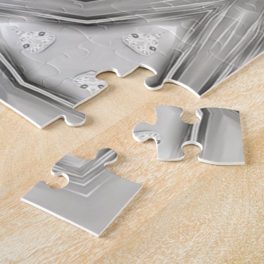 Elegante Decoratieve Jigsaw Puzzel (Zijkant)