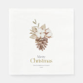 Elegante decoratieve servetten met winterthema (Voorkant)