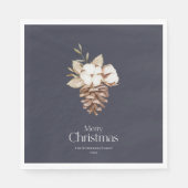 Elegante decoratieve servetten met winterthema (Voorkant)